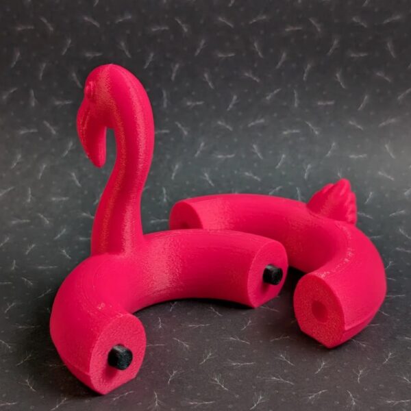 Capybara Pool Float STL – 3D Printable Chill Capybara with Flamingo Ring (Fun Summer Design) - Image 4