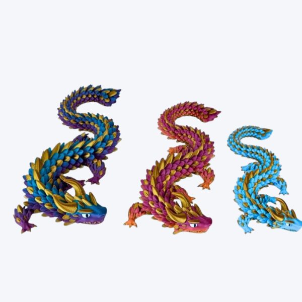 Zephyros Flexi Dragon 3D Model – Articulated Fantasy Dragon STL for Printing (FDM/Resin) - Image 4