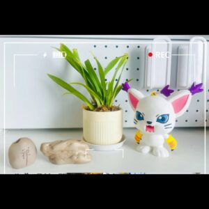 Digimon Q-version Gatomon (Assembled) – Cute Chibi-Style Collectible Figure