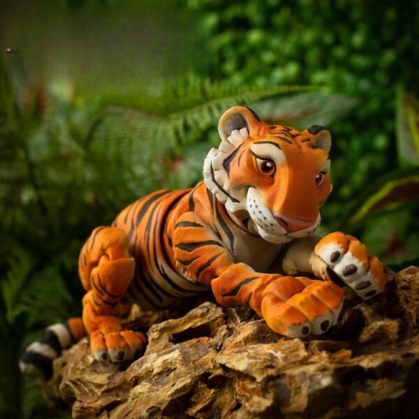 Flexi Articulated Tiger – Poseable Bendable Big Cat Figure with Movable Joints (Realistic Design) - Image 2