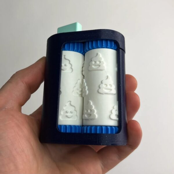 Funny Poop-Shaped Embossing Roller – Novelty Card Debossing Tool for Humorous Stationery & Gag Gifts - Image 2