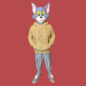 Urban Tom STL – 3D Printable Streetwear Cat Model (Graffiti-Style Collectible for Resin/FDM)