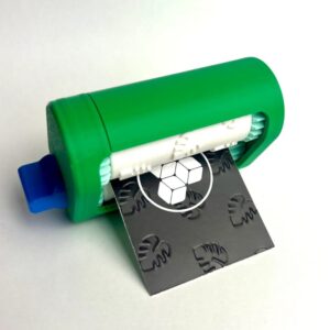 Monstera Leaf Embossing Roller – Botanical Debossing Tool for Luxury Business Cards & Stationery