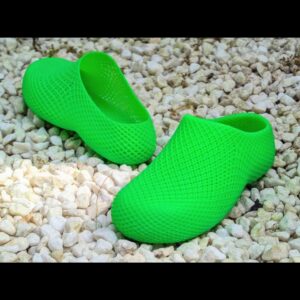 Breathable Summer Slip-Ons - Flexible 3D Printable Shoe Design for TPU95A