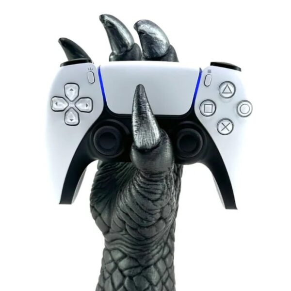 Godzilla Controller Stand STL – 3D Printable Gaming Accessory (Monster-Themed Holder for PS/Xbox/Steam Deck)