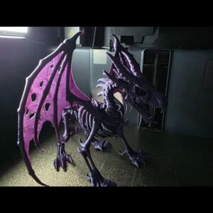 Bone Dragon Miniature – Undead Fantasy Creature Model for D&D, Tabletop RPG & Collectors