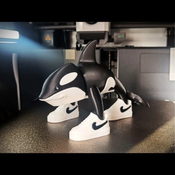 Orcalero Orcala – Killer Whale in Nike Streetwear Art Print | Urban Marine Life Poster - Image 2