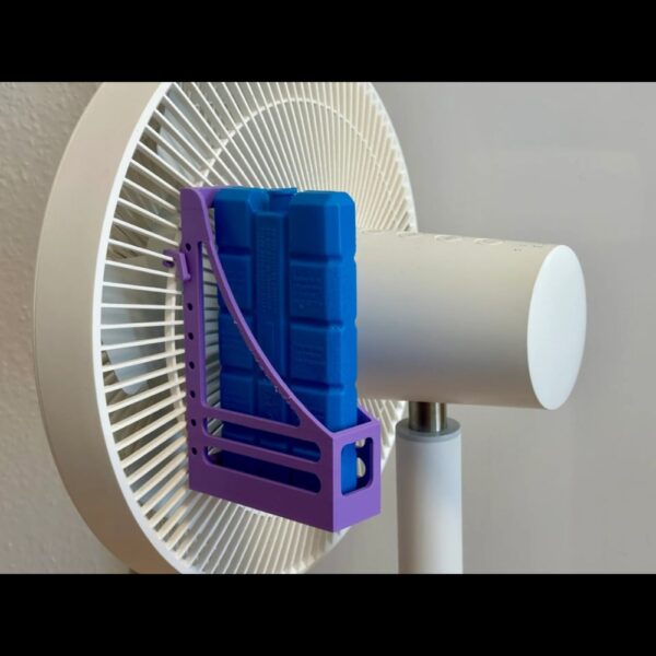 DIY Air Cooler for Fan – Clip-On Coolant Holder for Ice Blocks | Portable AC Alternative