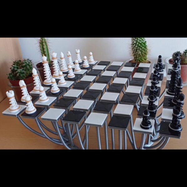 Q*Bert Floating Chess – 3D Isometric Board Game | Retro Puzzle-Meets-Strategy