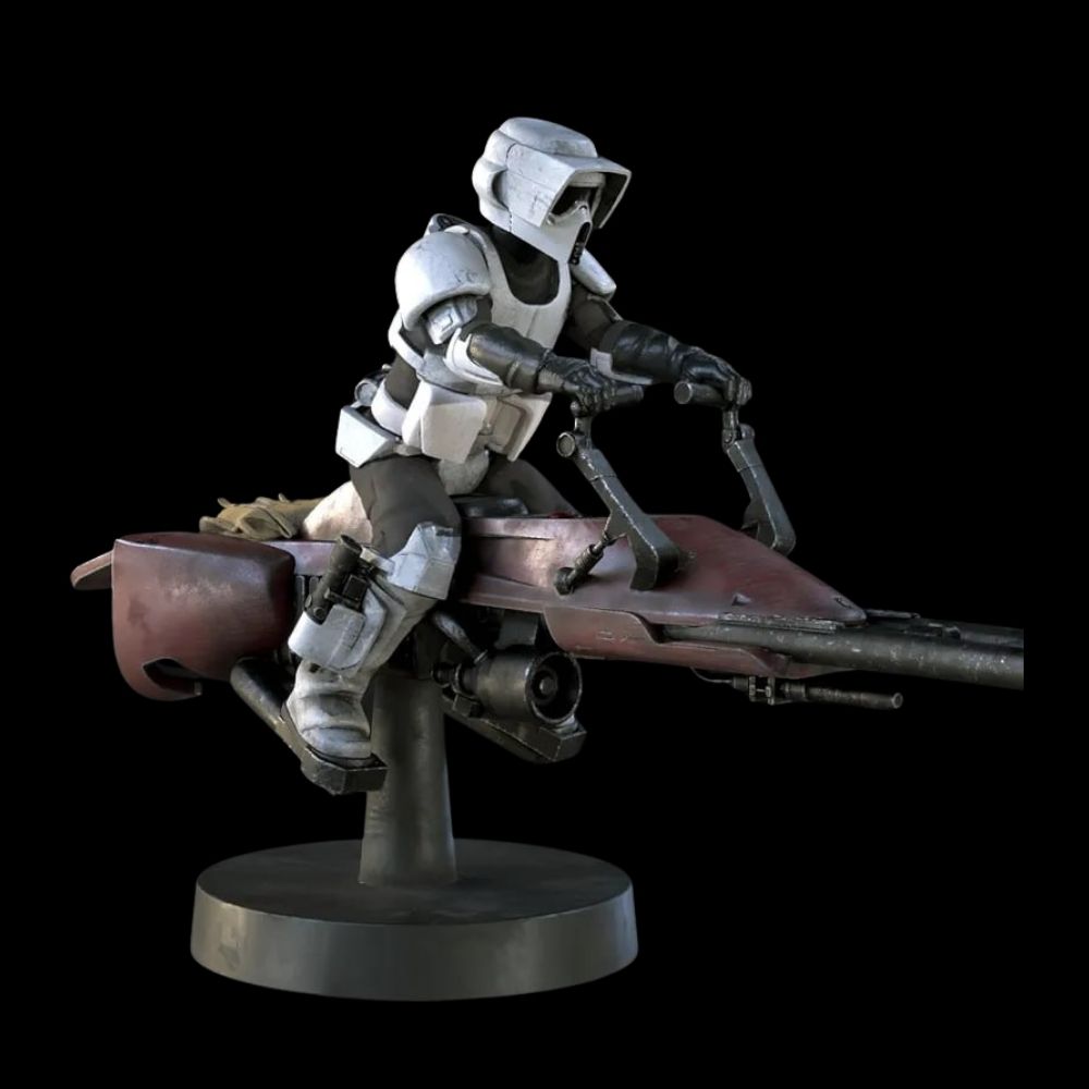 Miniature Scout Soldier Figurine – 1:35 Scale Recon Model