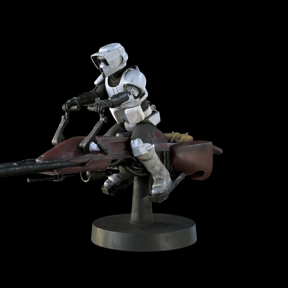 Miniature Scout Soldier Figurine – 1:35 Scale Recon Model - Image 3